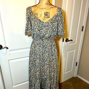 Pink Lily Floral Dress